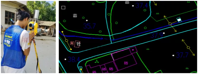 魔星MT20i全站儀偏心測量、中文編碼助力房地一體化權(quán)籍調(diào)查